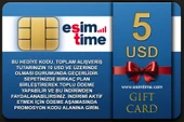 Esimtime 5 USD Dijital Hediye Kartı - 2