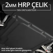 S-Dizayn Fiat Egea HB Çelik Karter Muhafaza Koruma 2015 Üzeri A+ Kalite - 5