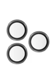 İphone 15 Pro/15 Pro Max Black Kamera Koruyucu - 3
