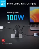 Anker Prime 100W USB C Şarj Aleti (Gan 3-Port) - 3