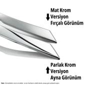 S-Dizayn Fiat Egea HB Krom Cam Üst Çıtası 4 Prç. 2015 Üzeri (Mat Krom) A+ Kalite - 6