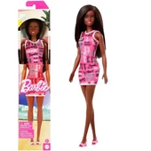 Siyahi Barbie Şık Pembe Barbie Elbiseli - 5