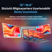NPO NPM11 16" FHD 1200p IPS Type-C Taşınabilir 2'li Monitör Çoklayıcı Standlı Notebook Monitör - 4