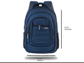 Classone BP-L241 13" 14" Su Geçirmez Kumaş Lacivert Laptop Sırt Çantası - Teshir - 1