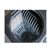 Sabah S11C Geniş Camlı Majolik Döküm Kuzine Soba thumbnail 3