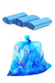 500 ADET Büyük Boy 65x80 Cm Çöp Torbası Poşeti Mavi 500 Adet - 1