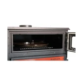 Sabah S107-3D Üç Taraflı Camlı Fırınlı Döküm Şömine Soba - 3