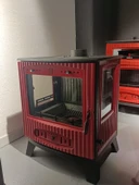 REKOR Larissa Döküm Şömine 3 Camlı thumbnail 3