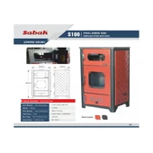 Sabah S100 Lüks Fırınlı Şömine Soba - 4