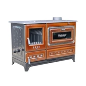 Sabah S11C Geniş Camlı Majolik Döküm Kuzine Soba thumbnail 1