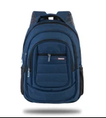Classone BP-L241 13" 14" Su Geçirmez Kumaş Lacivert Laptop Sırt Çantası - Teshir - 5