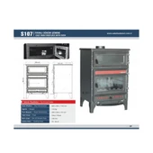 Sabah S107 Fırınlı Döküm Şömine Soba thumbnail 2