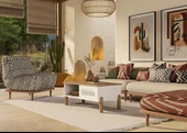 2140 Napoli (Membran) Bohem Orta Sehpa Sepet - Beyaz - 6