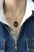 Oval Onix Kolye - 3