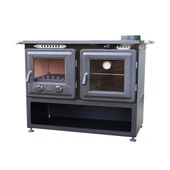 Sabah Şömine Tuğlalı Kuzine Soba Odunluklu S108 - 1