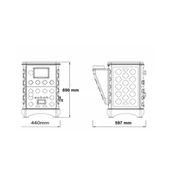 Sabah S37T Turbo Tuğlalı Soba thumbnail 2