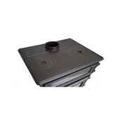Sabah S107-3D Üç Taraflı Camlı Fırınlı Döküm Şömine Soba - 4