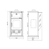 Sabah PLT02 Fırınlı Pelet Sobası - 2