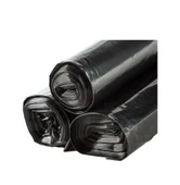 200 Adet Endüstriyel ( 120x150 Cm ) Hantal Boy Siyah Çöp Poşeti 20 Rulo x 10lu 120 Litre Çöp Konteynerine uyumludur - 6