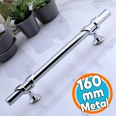 Metal Kulp Mobilya Çekmece Mutfak Dolabı Dolap Kulpları Kulbu Kulpu 160 mm -16 cm Krom Renk thumbnail 1