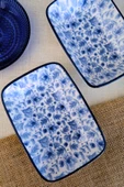 TABAK EVİ Blue Heaven Kayık Tabak 2 li 17x12x3cm - 5