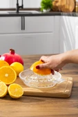 Cam Portakal Limon Sıkacağı Limonluk Portakal Sıkacağı - 3