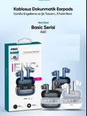 Basic A60 ENC USB-C Hızlı Şarj Destekli Bluetooth Kulaklık, 3 Farklı Renk Seçeneği - 1