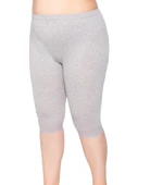 6 Adet Sedef Yıldız Bayan Ribana Diz Altı Paça Dantelli Tayt 1071 thumbnail 3