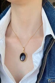 Ametist Oval Kolye - 4