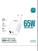 Ultimate UPD4165 65W PD Çift Çıkışlı Hızlı Şarj Adaptör, Hızlı Şarj Başlığı - 2