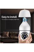 Airstorr Gözetim Kameraları Şeklinde Ampul, Wifi Işık Soketi Ampul Güvenlik Kamera Ampul thumbnail 1