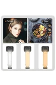 MEGAMUS Akıllı Telefon L09 Gimbal Sabitleyici Dolgu Işığı Bluetooth Selfie Video Çekim Tripod - 2