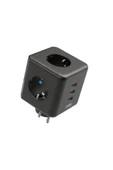Airstorr Fulltech Termal Akım Korumalı, Isıya Dayanıklı Çoklu Piriz, 3x Usb Ftr-09 - 3