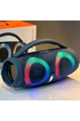 MEGAMUS BOOMBOX3 RGB göz kamaştırıcı renkli IPX5 su geçirmez kablosuz Bluetooth bas hoparlör FM - 1