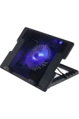 MEGAMUS Havalandırmalı Destek Işık Sessiz USB Dizüstü Game Oyun Fanlı Laptop Soğutucu - 1