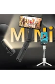 MEGAMUS Akıllı Telefon L09 Gimbal Sabitleyici Dolgu Işığı Bluetooth Selfie Video Çekim Tripod - 1