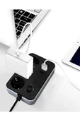 Airstorr Termal Akım Korumalı Çoçuk Korumalı 3'lü Priz 3 Usb'li 2m Anahtarlı Akıllı Uzatma Kablosu - 4