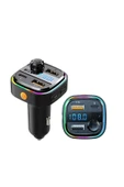Airstorr Araba müzik çalar kablosuz çift USB + Type-c BT 5.0 araba FM modülatör verici - 2