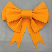 DIY Düğün Dekorasyon Sünger Köpük Kağıt Fiyonk Malzeme Seti - Turuncu 80cm thumbnail 1