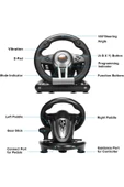 MEGAMUS PXN V3 Pro titreşim oyun PS4 için direksiyon denetleyici, PS3, XBOX ONE, XBOX serisi S/X, PC - 3