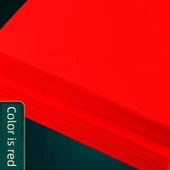 Çin Kırmızısı Origami Kağıdı A3 - 100 Yaprak - 4