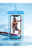 MEGAMUS Su Geçirmez Waterproof Telefon Kılıfı Uyumlu Deniz Havuz Altı için Askı - 1