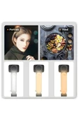 Airstorr Akıllı Telefon L09 Gimbal Sabitleyici Dolgu Işığı Bluetooth Selfie Video Çekim Tripod - 2