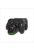MEGAMUS PS4 joystick şarj standı LED PS4 ince ikili PS4 Pro standı thumbnail 1