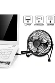 Airstorr Masa Üstü Usb Fan Soğutucu Vantilatör Usb Girişli Metal Serinletici - 3