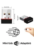 MEGAMUS Usb Wifi Adaptörü Kablosuz İnternet Alıcı Ağ Kartı Masaüstü Bilgisayar Pc 300 Mbps 802.11n - 3