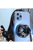 MEGAMUS Telefon Ultra Soğutucu Fan -Sessiz Hızlı Soğutucu Radyatör - Pubg - Free Fire Uyumlu Ice Age thumbnail 3