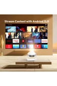 Airstorr K1 1080P 5G WiFi Taşınabilir Projektör 4K HD Video Ev Sineması Projektörü - 2