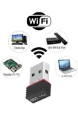 MEGAMUS Usb Wifi Adaptörü Kablosuz İnternet Alıcı Ağ Kartı Masaüstü Bilgisayar Pc 300 Mbps 802.11n - 2