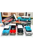 MEGAMUS WS-1955 Chevrolet araba şekilli kablosuz BT hoparlör TF USB FM Handsfree TWS LED şarj edilebilir - 3
